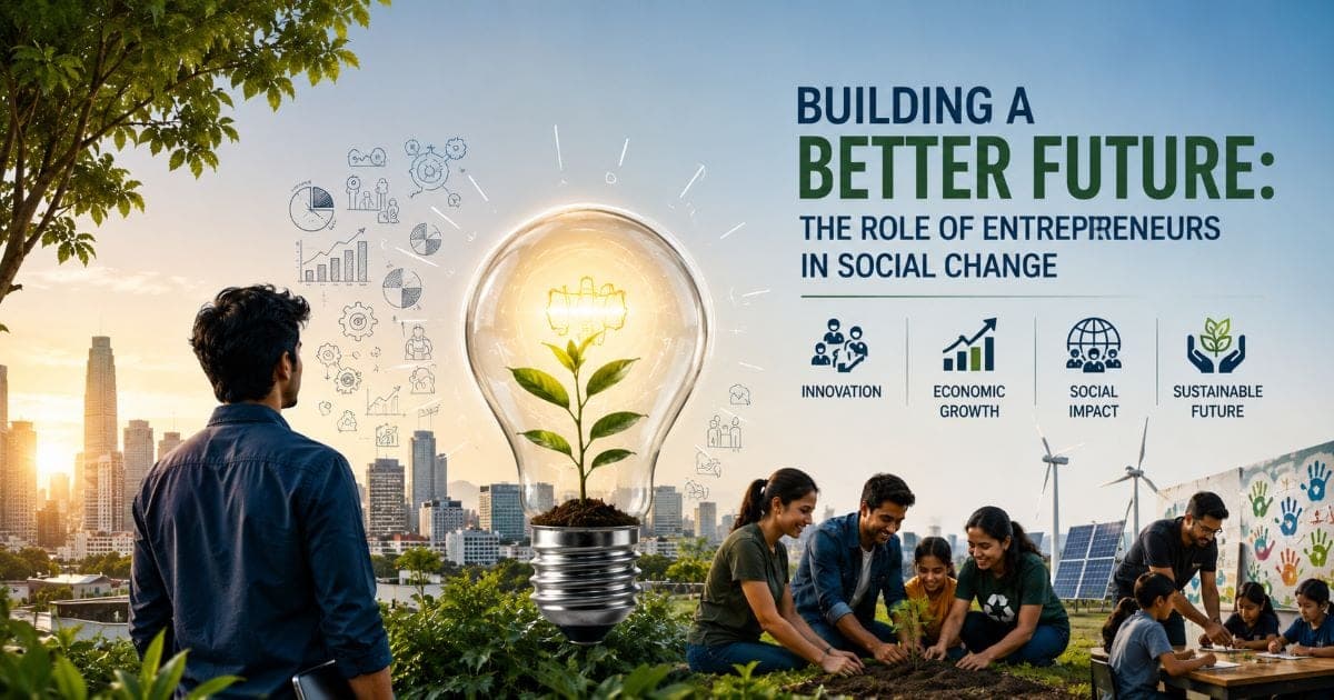 Building a Better Future: The Role of Entrepreneurs in Social Change