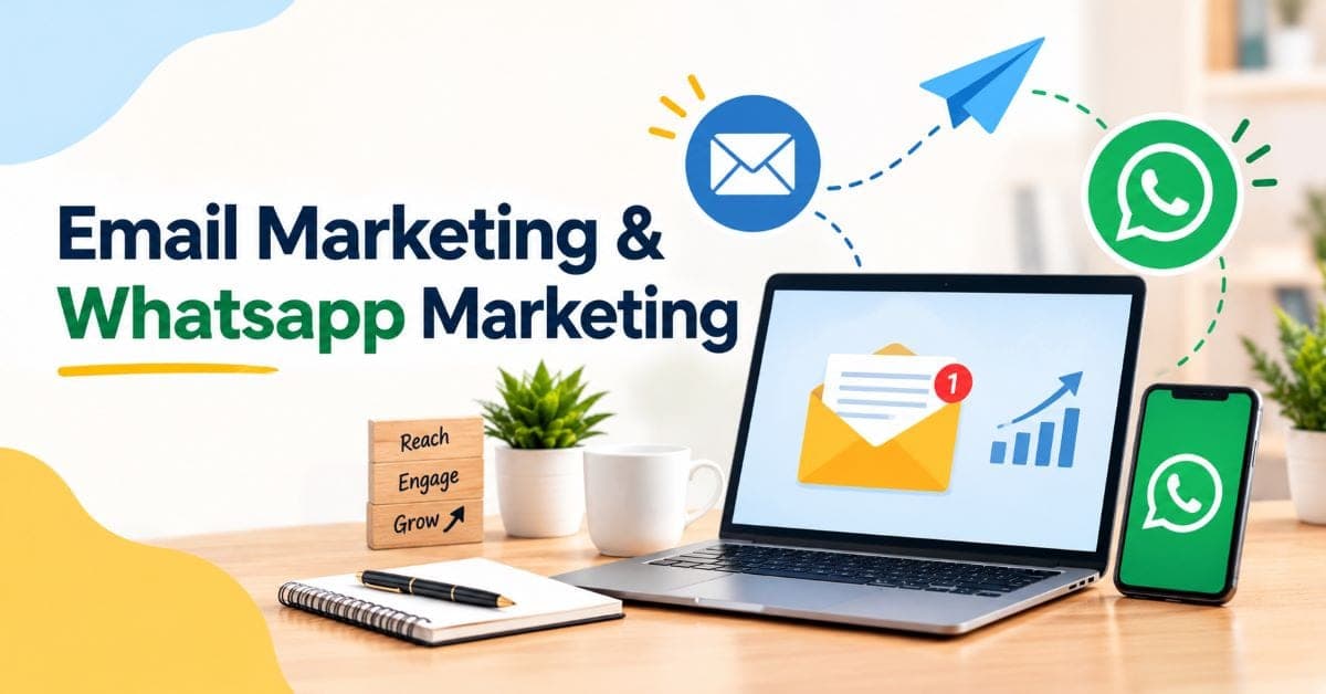 Email Marketing and WhatsApp Marketing