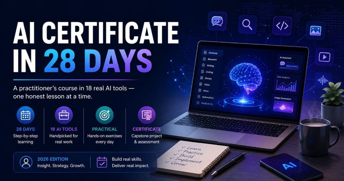 AI Certificate in 28 Days